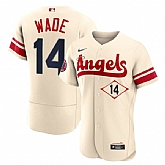 Angels 14 Tyler Wade Cream 2022 City Connect Flexbase Jersey Dzhi,baseball caps,new era cap wholesale,wholesale hats